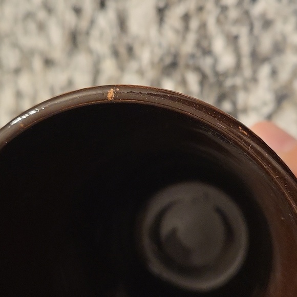 SALE--Thoune Faience Owl Majolica Hand Painted Cup - Picture 6 of 7